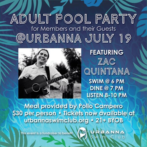 July 19 Pool Party - 21+ - BYOB